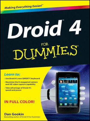 cover image of Droid 4 For Dummies